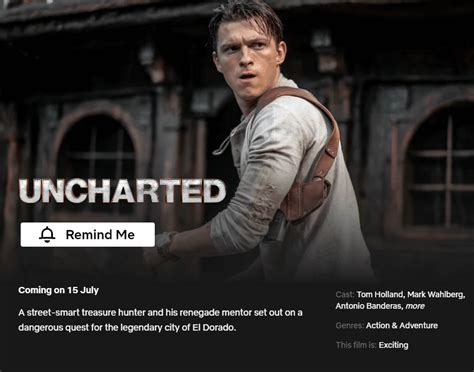 uncharted gostream|Netflix .